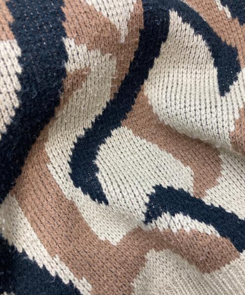 SUPREME（シュプリーム）Supreme (シュプリーム) 19AW/tribal camo sweater./シュプリーム ベージュ×ブラック サイズ:Ｌの古着・服飾アイテム