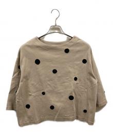 BEARDSLEY（ビアズリー）の古着「ドットプルオーバー」｜ベージュ