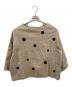 BEARDSLEY（ビアズリー）の古着「ドットプルオーバー」｜ベージュ
