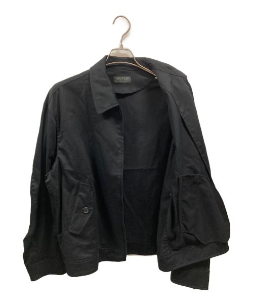 s'yte（サイト）s'yte (サイト) COTTON TWILL OVERSIZED ZIPPER BLOUSON/サイト/UY-Y06-001/24SS ブラック サイズ:3の古着・服飾アイテム
