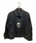 s'yte（サイト）の古着「COTTON TWILL OVERSIZED ZIPPER BLOUSON/サイト/UY-Y06-001/24SS」｜ブラック