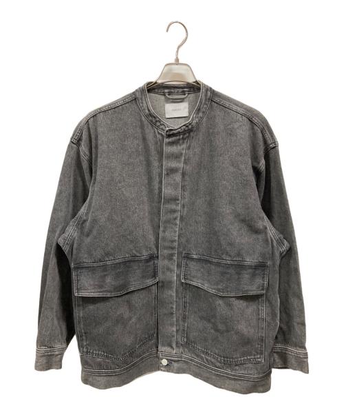 INHERIT（インヘリット）INHERIT (インヘリット) コクーンデニムジャケット/インヘリット/24011720601010 グレー サイズ:Ｌの古着・服飾アイテム