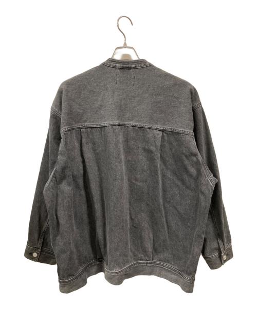 INHERIT（インヘリット）INHERIT (インヘリット) コクーンデニムジャケット/インヘリット/24011720601010 グレー サイズ:Ｌの古着・服飾アイテム