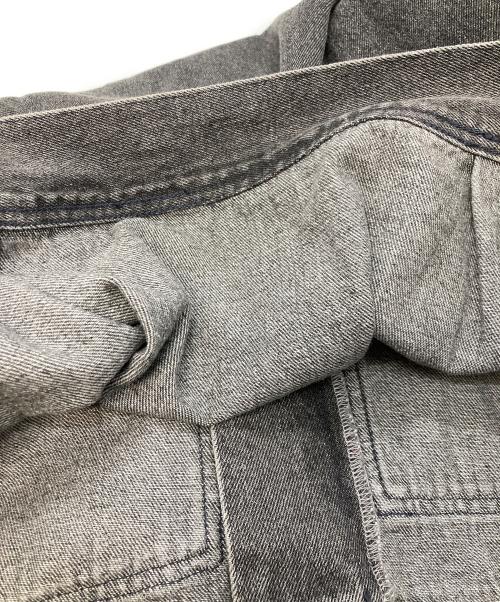 INHERIT（インヘリット）INHERIT (インヘリット) コクーンデニムジャケット/インヘリット/24011720601010 グレー サイズ:Ｌの古着・服飾アイテム