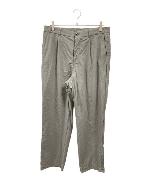 STEVEN ALAN（スティーブンアラン）STEVEN ALAN (スティーブンアラン) ナイロンオックスアウトワンプリーツスラックス/スティーブンアラン/8114-177-1145 グレー サイズ:XLの古着・服飾アイテム