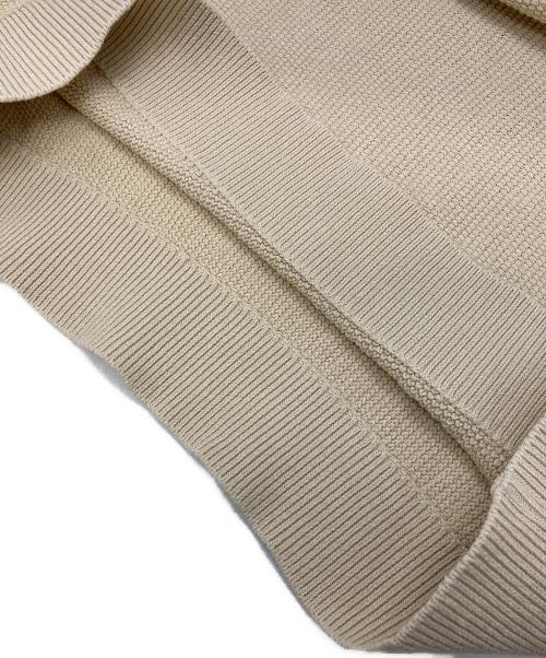 BATONER（バトナ―）BATONER (バトナ―) OX SUMMER KNIT POLO S/S ベージュ サイズ:Mの古着・服飾アイテム