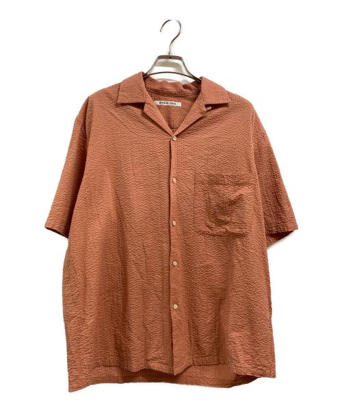 seven by seven（セブンバイセブン）SEVEN BY SEVEN (セブンバイセブン) シアサッカーオープンカラーシャツ ピンク サイズ:Sの古着・服飾アイテム