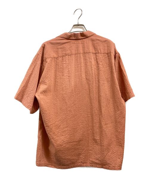 seven by seven（セブンバイセブン）SEVEN BY SEVEN (セブンバイセブン) シアサッカーオープンカラーシャツ ピンク サイズ:Sの古着・服飾アイテム