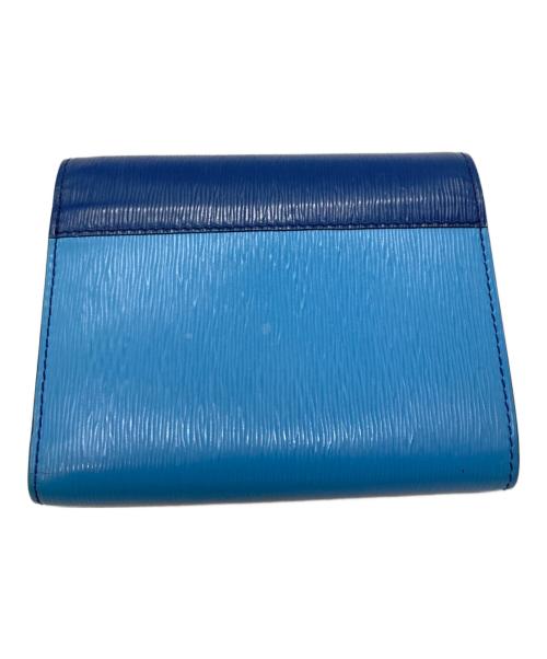 PRADA（プラダ）PRADA (プラダ) 3つ折り財布/プラダ/62 ブルーの古着・服飾アイテム