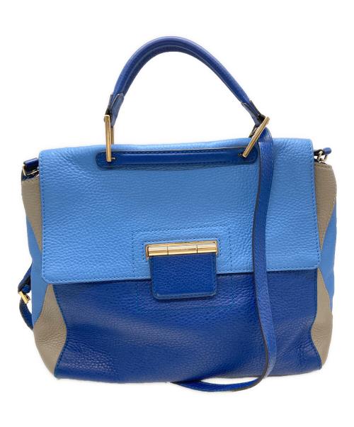 FURLA（フルラ）FURLA (フルラ) 2WAYレザーショルダーバッグ/フルラ ブルーの古着・服飾アイテム
