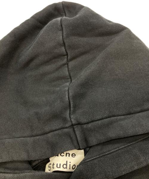 Acne studios（アクネ ストゥディオス）ACNE STUDIOS (アクネ ストゥディオス) Broken Logo Cotton Hooded Sweatshirt/アクネ ストゥディオス/FN-WN-SWA000050 ブラック サイズ:Sの古着・服飾アイテム