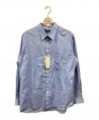 s'yteサイト）の古着「BROAD REGULAR COLLAR LOOSE FIT SHIRT/サイト/UU-B35-078-1/1813」｜ブルー