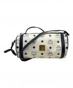 MCMエムシーエム）の古着「ショルダーバッグ/エムシーエム/B7316」｜ホワイト