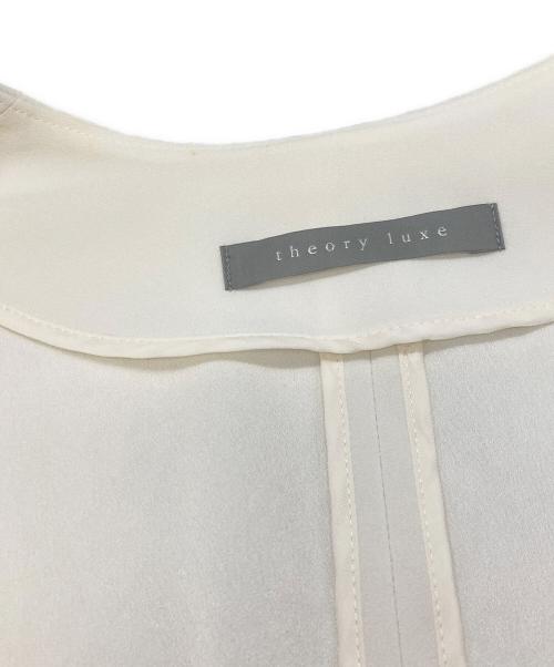 theory luxe（セオリーリュクス）theory luxe (セオリーリュクス) MOBLEY ノーカラージャケット/セオリーリュクス/03-7304140 ホワイト サイズ:Sの古着・服飾アイテム
