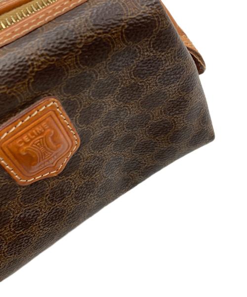 CELINE（セリーヌ）CELINE (セリーヌ) マカダム柄ポーチ ブラウン サイズ:MC97/2の古着・服飾アイテム