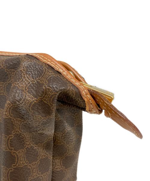 CELINE（セリーヌ）CELINE (セリーヌ) マカダム柄ポーチ ブラウン サイズ:MC97/2の古着・服飾アイテム