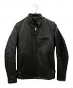 Schottショット）の古着「シングルライダースジャケット」｜ブラック