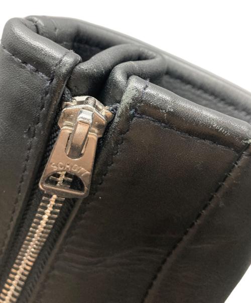 Schott（ショット）shott (ショット) シングルライダースジャケット ブラック サイズ:34の古着・服飾アイテム