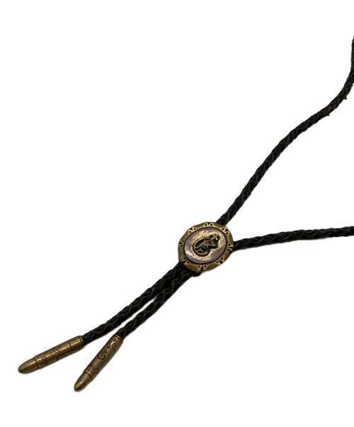 GANGSTERVILLE（ギャングスタービル）GANGSTERVILLE (ギャングスタービル) Galcia (ガルシア) BOLO-TIE ネックレス/ギャングスタービル/ガルシア ゴールド×ブラックの古着・服飾アイテム