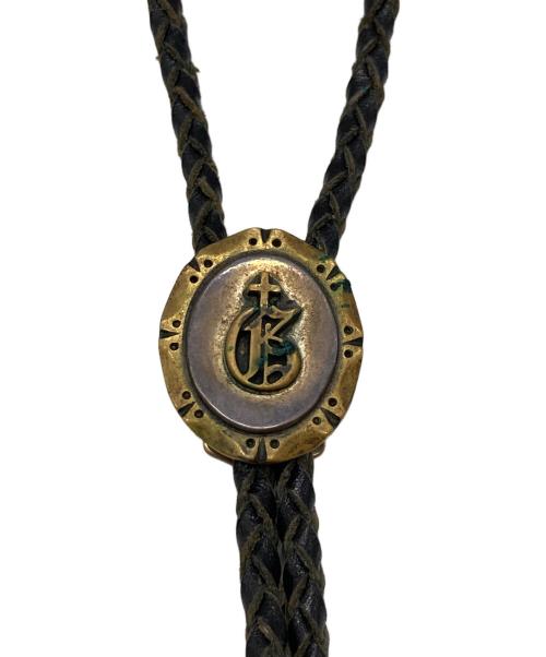 GANGSTERVILLE（ギャングスタービル）GANGSTERVILLE (ギャングスタービル) Galcia (ガルシア) BOLO-TIE ネックレス/ギャングスタービル/ガルシア ゴールド×ブラックの古着・服飾アイテム