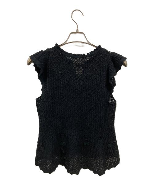 CELFORD（セルフォード）CELFORD (セルフォード) フラワーモチーフクロッシェニットプルオーバー/セルフォード/CWNT254021 インディゴ サイズ:1の古着・服飾アイテム