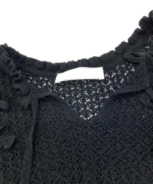 CELFORD（セルフォード）CELFORD (セルフォード) フラワーモチーフクロッシェニットプルオーバー/セルフォード/CWNT254021 インディゴ サイズ:1の古着・服飾アイテム