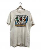 FRUIT OF THE LOOMフルーツオブザルーム）の古着「プリントTシャツ」｜ホワイト