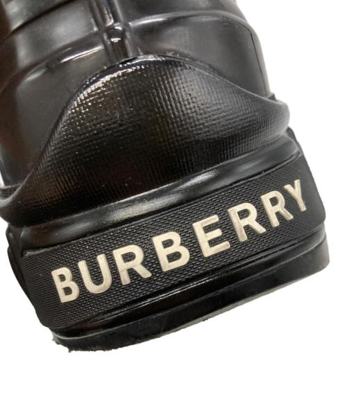 BURBERRY（バーバリー）BURBERRY (バーバリー) Eキャンバス アーサース TBモノグラム ブラック×ブラウン サイズ:42の古着・服飾アイテム