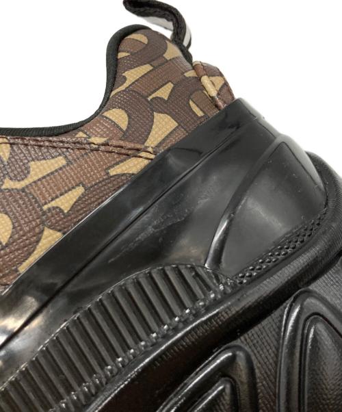 BURBERRY（バーバリー）BURBERRY (バーバリー) Eキャンバス アーサース TBモノグラム ブラック×ブラウン サイズ:42の古着・服飾アイテム