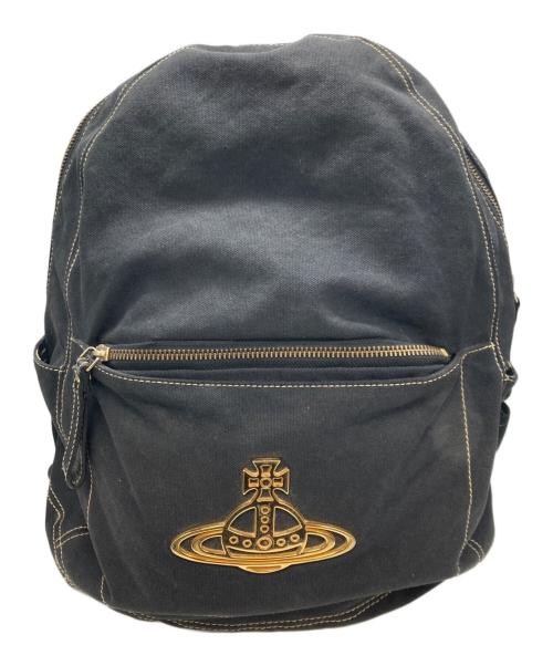 Vivienne Westwood（ヴィヴィアンウエストウッド）Vivienne Westwood (ヴィヴィアンウエストウッド) キャンバスバックパック/ヴィヴィアンウエストウッド ブラックの古着・服飾アイテム