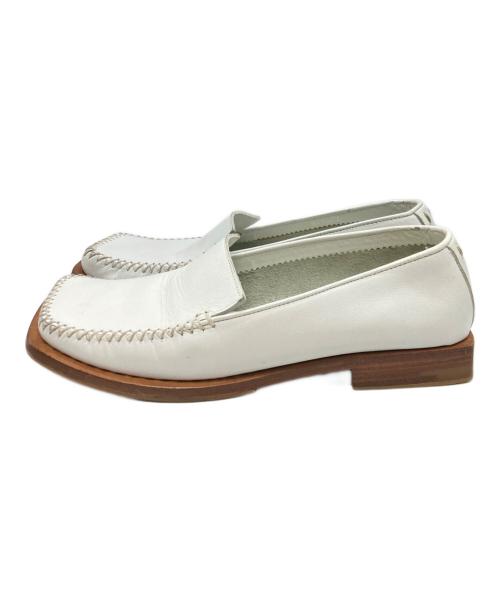 LOUIS VUITTON（ルイ ヴィトン）LOUIS VUITTON (ルイ ヴィトン) デッキシューズ/ルイ ヴィトン/BA1002 ホワイト×ブラウン サイズ: 34 1/2の古着・服飾アイテム