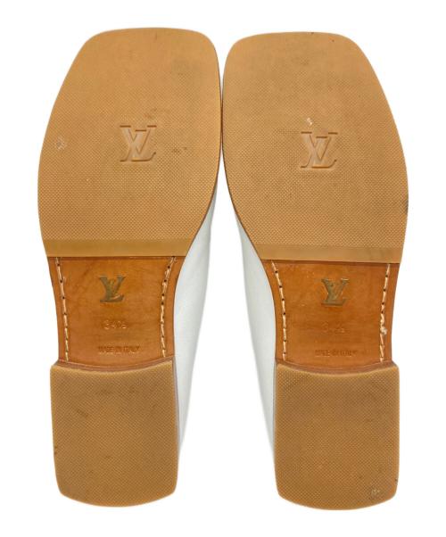 LOUIS VUITTON（ルイ ヴィトン）LOUIS VUITTON (ルイ ヴィトン) デッキシューズ/ルイ ヴィトン/BA1002 ホワイト×ブラウン サイズ: 34 1/2の古着・服飾アイテム