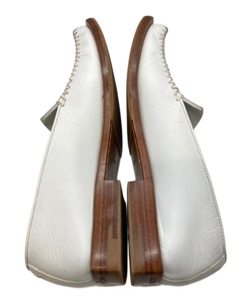 LOUIS VUITTON（ルイ ヴィトン）LOUIS VUITTON (ルイ ヴィトン) デッキシューズ/ルイ ヴィトン/BA1002 ホワイト×ブラウン サイズ: 34 1/2の古着・服飾アイテム