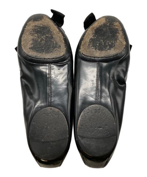 LOUIS VUITTON（ルイ ヴィトン）LOUIS VUITTON (ルイ ヴィトン) バレエシューズ/ルイ ヴィトン/CL0068 ブラック×ピンク サイズ:22.5の古着・服飾アイテム