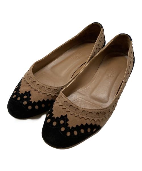 HERMES（エルメス）HERMES (エルメス) スウェードパンプス/エルメス ブラウン サイズ:34の古着・服飾アイテム