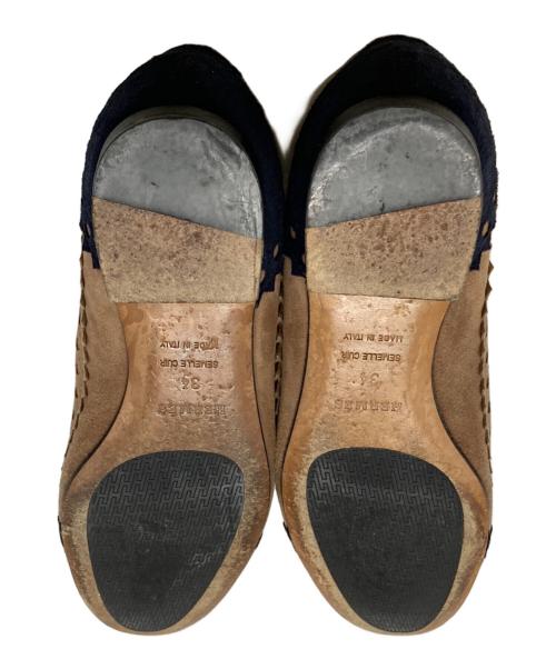 HERMES（エルメス）HERMES (エルメス) スウェードパンプス/エルメス ブラウン サイズ:34の古着・服飾アイテム