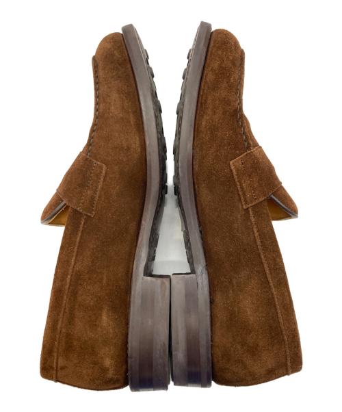 berwick（バーウィック）berwick (バーウィック) スエードコインローファー ブラウン サイズ:5 1/2の古着・服飾アイテム