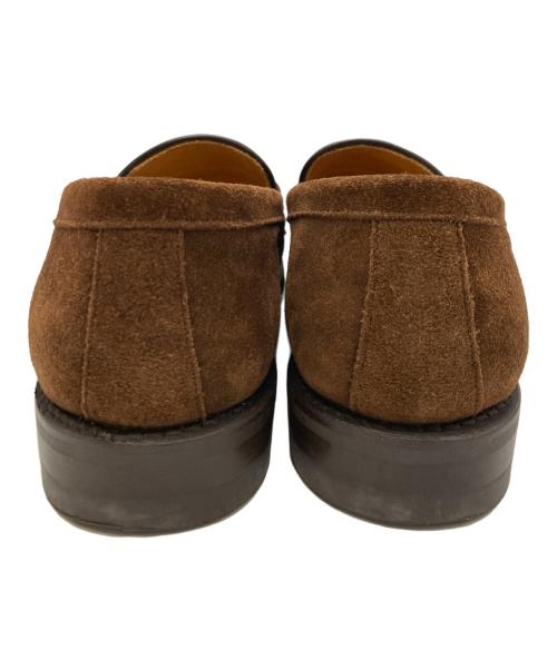 berwick（バーウィック）berwick (バーウィック) スエードコインローファー ブラウン サイズ:5 1/2の古着・服飾アイテム