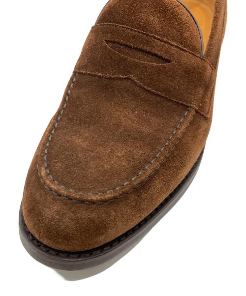 berwick（バーウィック）berwick (バーウィック) スエードコインローファー ブラウン サイズ:5 1/2の古着・服飾アイテム