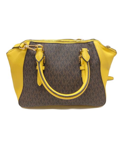 MICHAEL KORS（マイケル・コース）MICHAEL KORS (マイケル・コース) 2WAYバッグ/マイケル・コース/35T0GCFM2B ブラウン×イエローの古着・服飾アイテム