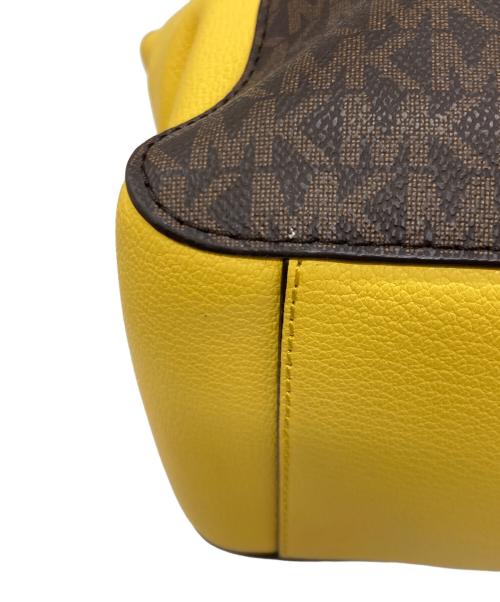 MICHAEL KORS（マイケル・コース）MICHAEL KORS (マイケル・コース) 2WAYバッグ/マイケル・コース/35T0GCFM2B ブラウン×イエローの古着・服飾アイテム