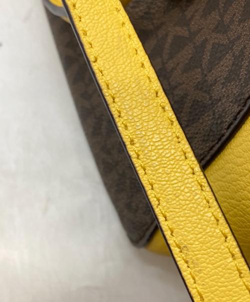 MICHAEL KORS（マイケル・コース）MICHAEL KORS (マイケル・コース) 2WAYバッグ/マイケル・コース/35T0GCFM2B ブラウン×イエローの古着・服飾アイテム