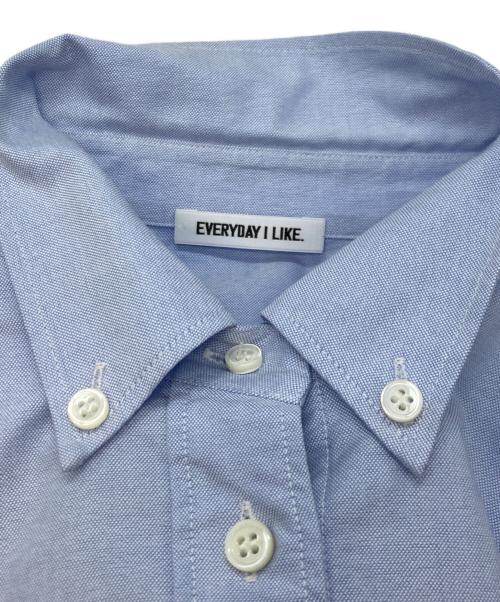 EVERYDAY I LIKE.（エヴリデイ アイ ライク）EVERYDAY I LIKE. (エヴリデイ アイ ライク) Oversized Oxford Shirt/エヴリデイ アイ ライク/24050500802030/24SS ブルー サイズ:Freeの古着・服飾アイテム