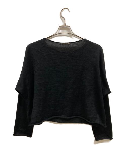 DEUXIEME CLASSE（ドゥーズィエム クラス）Deuxieme Classe (ドゥーズィエム クラス) Dainty プルオーバーロングスリーブカットソー/ドゥーズィエム クラス/24080500703010/24SS グレー サイズ:Freeの古着・服飾アイテム