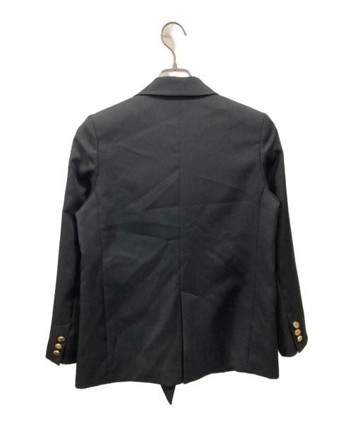 Noble（ノーブル）Noble (ノーブル) トリコチンピークドラペルジャケット/ノーブル/25010240501010/25年モデル ブラック サイズ:36の古着・服飾アイテム