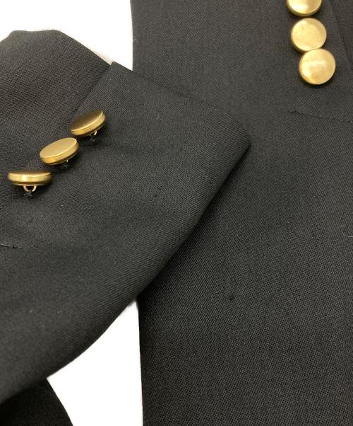 Noble（ノーブル）Noble (ノーブル) トリコチンピークドラペルジャケット/ノーブル/25010240501010/25年モデル ブラック サイズ:36の古着・服飾アイテム