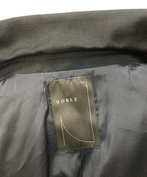Noble（ノーブル）Noble (ノーブル) トリコチンピークドラペルジャケット/ノーブル/25010240501010/25年モデル ブラック サイズ:36の古着・服飾アイテム