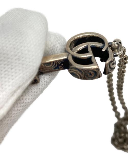 GUCCI（グッチ）GUCCI (グッチ) アラベスク ダブルGキー ネックレス シルバーの古着・服飾アイテム