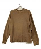 stussyステューシー）の古着「GARMENT DYED LS THERMAL」｜ブラウン