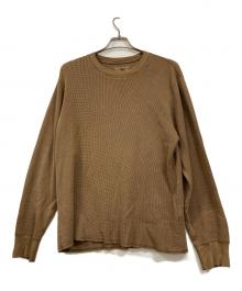 stussy（ステューシー）の古着「GARMENT DYED LS THERMAL」｜ブラウン